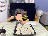 下次不去你家了 阿姨給我煮的 被你給吃了一半